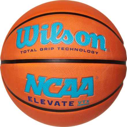 Wilson NCAA Elevate VTS Basketball, 29.5”, Size 7 in Orange/Blue
