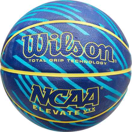 Wilson NCAA Elevate VTX Basketball in Royal/Yellow