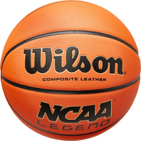 Wilson NCAA Legend Basketball - Size 7 in Orange