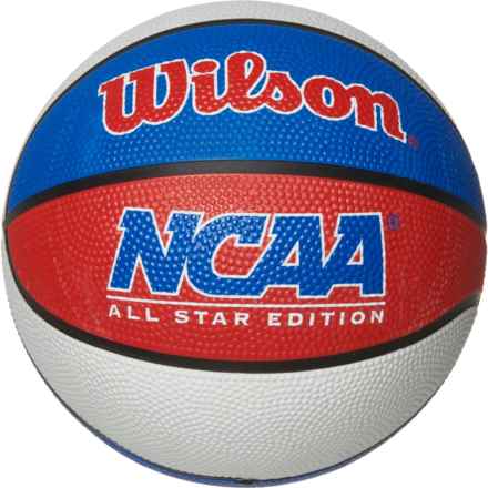 Wilson NCAA Mini Basketball - 22” in Red/White/Blue
