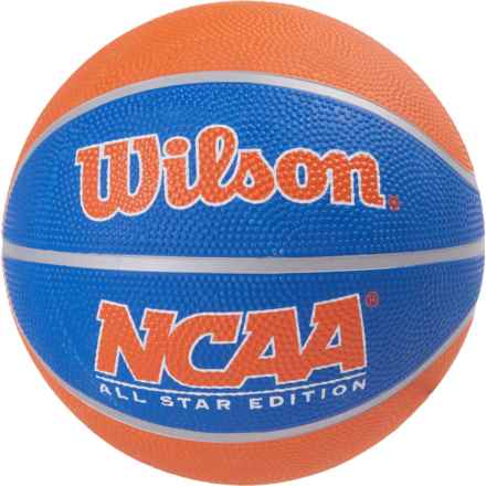 Wilson NCAA Mini Basketball in Orange