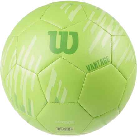 Wilson NCAA Vantage Soccer Ball - Size 5 in Lime Green