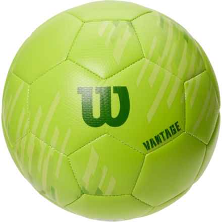 Wilson NCAA Vantage Soccer Ball - Size 5 in Lime Green