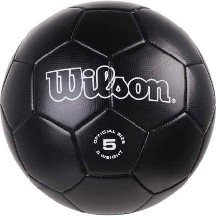 Wilson Traditional Soccer Ball - Size 5 in White/Black
