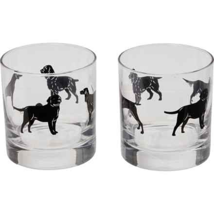 Wingo Outdoors Lowball Glasses - 2 Pack in Sporting Dogs