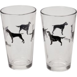 Wingo Outdoors Pint Glasses - 2-Pack in Sporting Dogs