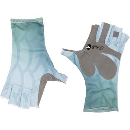 Wingo Outdoors Sun Gloves - UPF 50+, Fingerless in Bonefish
