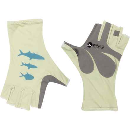 Wingo Outdoors Sun Gloves - UPF 50+, Fingerless in Grand Slam