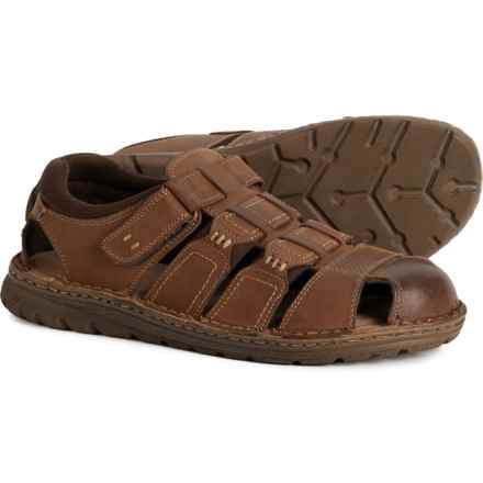 Winston Thomas Closed Toe Sandals - Leather (For Men) in Brown