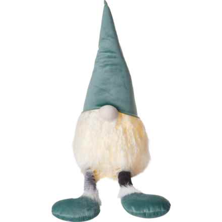 Winter Dreams Fabric Gnome With LED Body - 28” in White/Blue