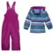 560XT_2 Wippette Striped Two-Piece Snowsuit Set - Insulated (For Little Girls)