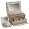 9896T_2 Wolf WOLF Queen’s Court Collection Jewelry Box - Medium, Saffiano Leather