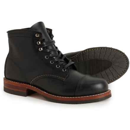 Wolverine 1000 Mile Cap-Toe Classic Boots - Leather, Factory 2nds (For Men) in Black