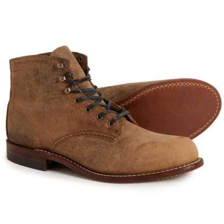 Wolverine 1000 Mile Leather Sole Boots - Leather , Factory Seconds (For Men) in Tan