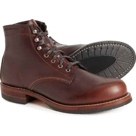 Wolverine 1000 Mile Plain-Toe Boots - Leather, Factory 2nds (For Men) in Brown