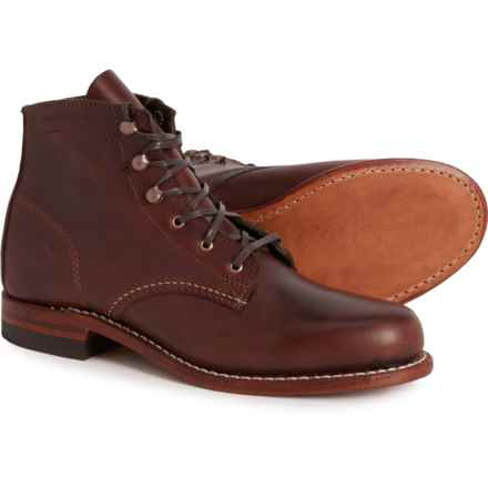 Wolverine 1000 Mile Plain-Toe Boots - Leather, Factory 2nds (For Women) in Havana Brown