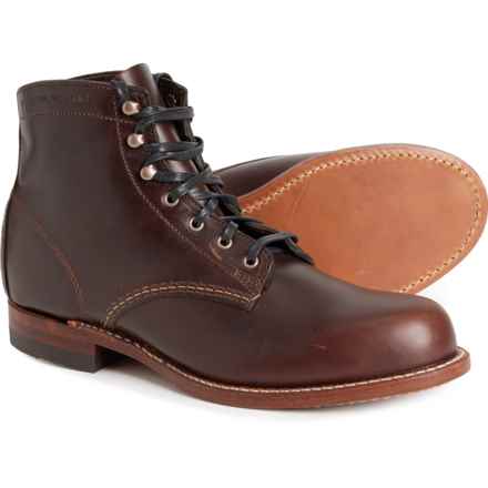 Wolverine 1000 Mile Plain-Toe Original Boots - Leather, Factory 2nds (For Men) in Brown