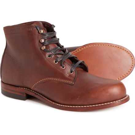 Wolverine 1000 Mile Plain-Toe Original Boots - Leather, Factory 2nds (For Men) in Brown