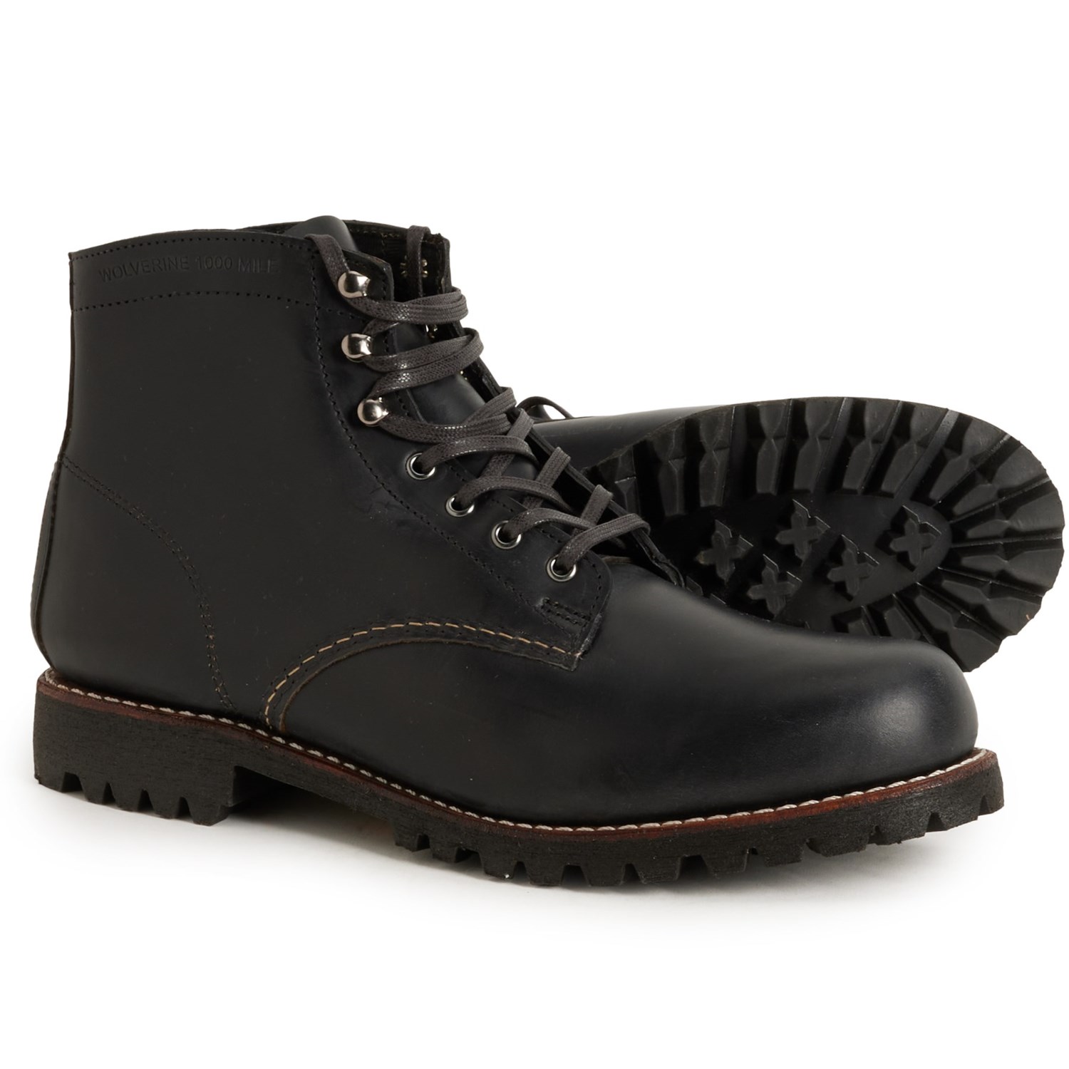 Wolverine 1000 Mile Plain-Toe Rugged Boots (For Men) - Save 40%