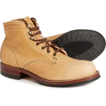 Wolverine 1000 Mile Plain-Toe Rugged Boots - Leather, Factory 2nds (For Men) in Tan