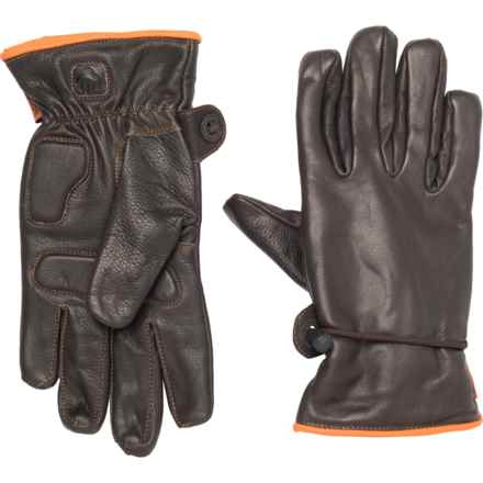 Wolverine Dutton Polartec® Goatskin Gloves - Leather (For Men) in Chestnut
