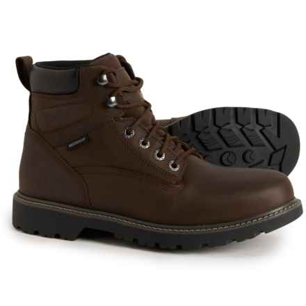 Wolverine Floorhand Work Boots - Waterproof, 6”, Leather (For Men) in Dark Brown