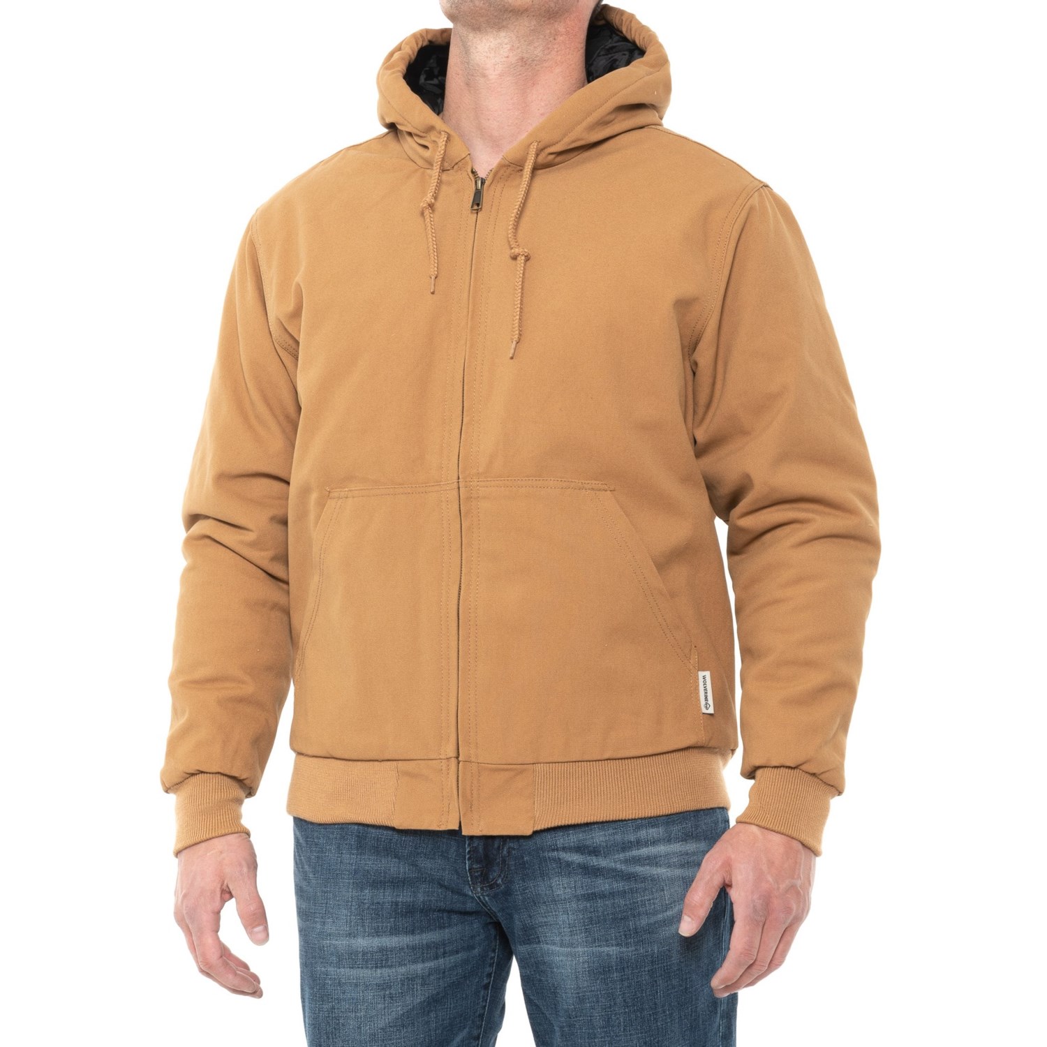 canvas jacket with hood