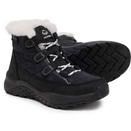 Wolverine Luton Quilted Mid Winter Boots - Waterproof, Insulated (For Women) in Black