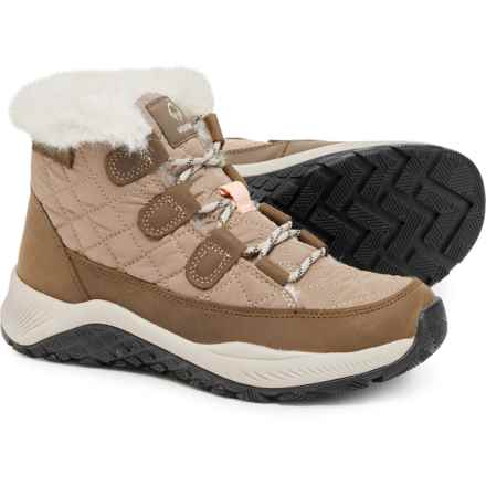Wolverine Luton Quilted Mid Winter Boots - Waterproof, Insulated (For Women) in Gravel