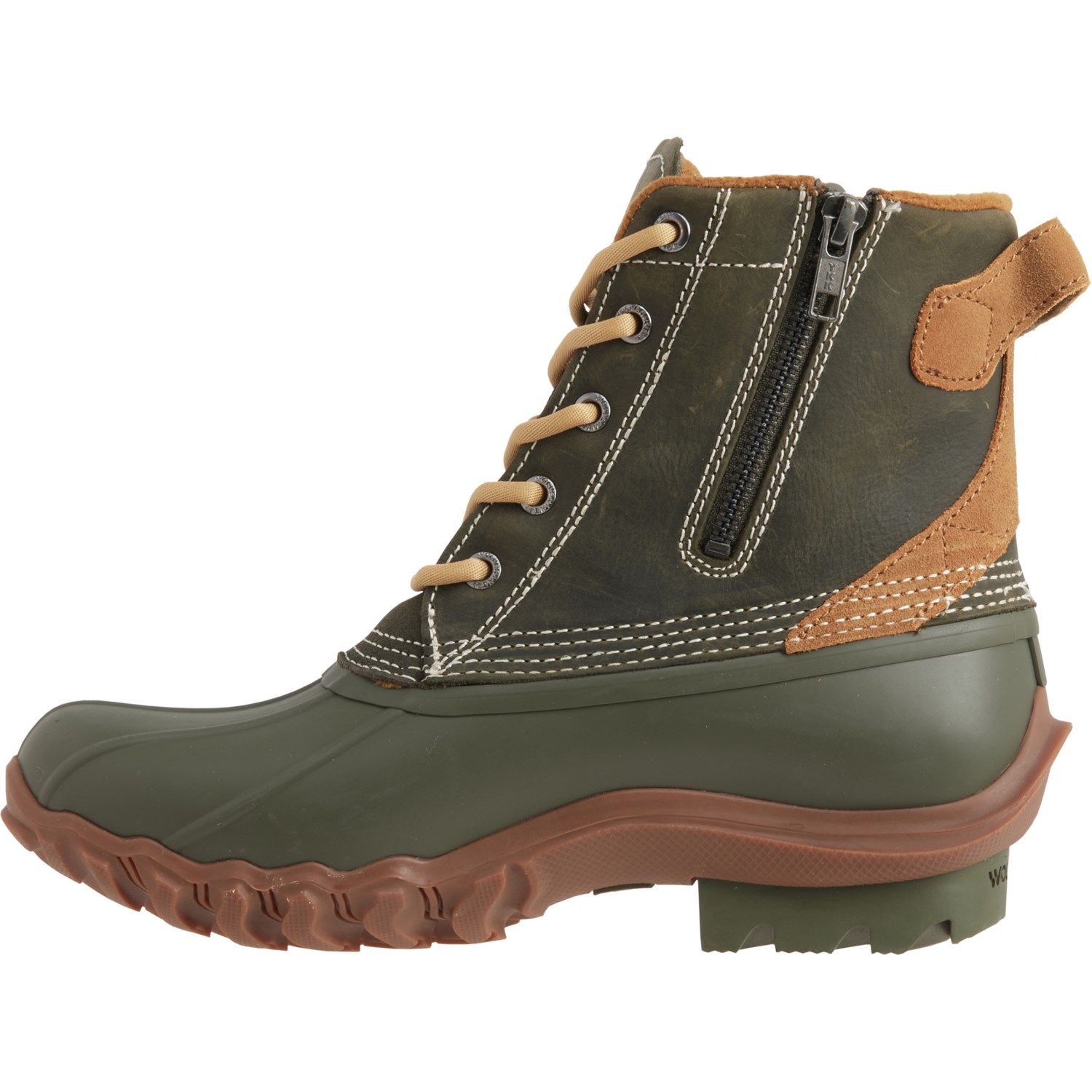 Wolverine Men Shoes Boots Rain Boots Mens Torrent Waterproof Low Duck Boot Olive Size 8.5 Extra Wide Width 