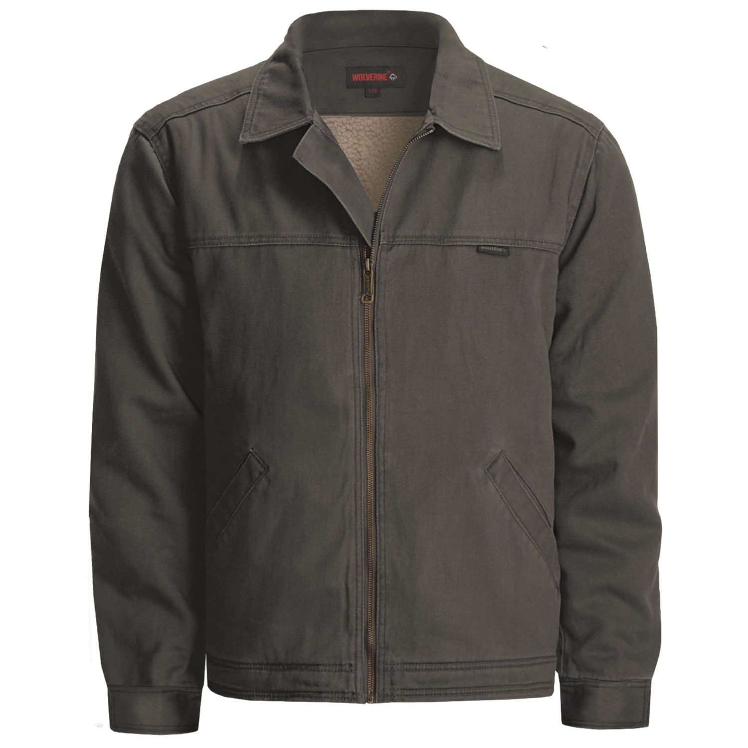 Wolverine Upland Attendant Jacket - Cotton Twill, Sherpa Lined (For Men ...