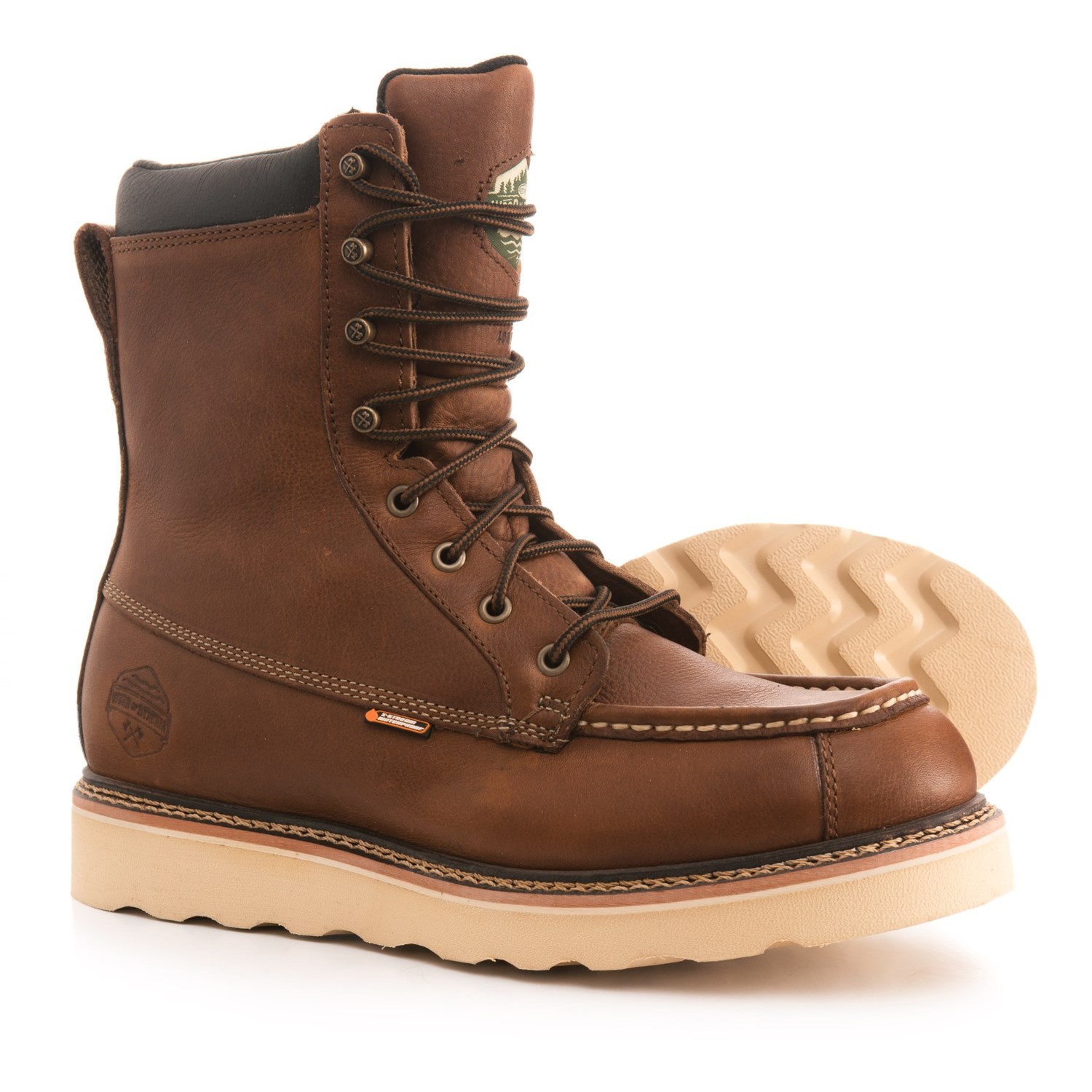 Wood N Stream Flyaway 8 Leather Boots For Men - Save 67 