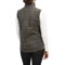 8124H_2 Woolrich Andes Printed Fleece Vest - Full Zip (For Women)