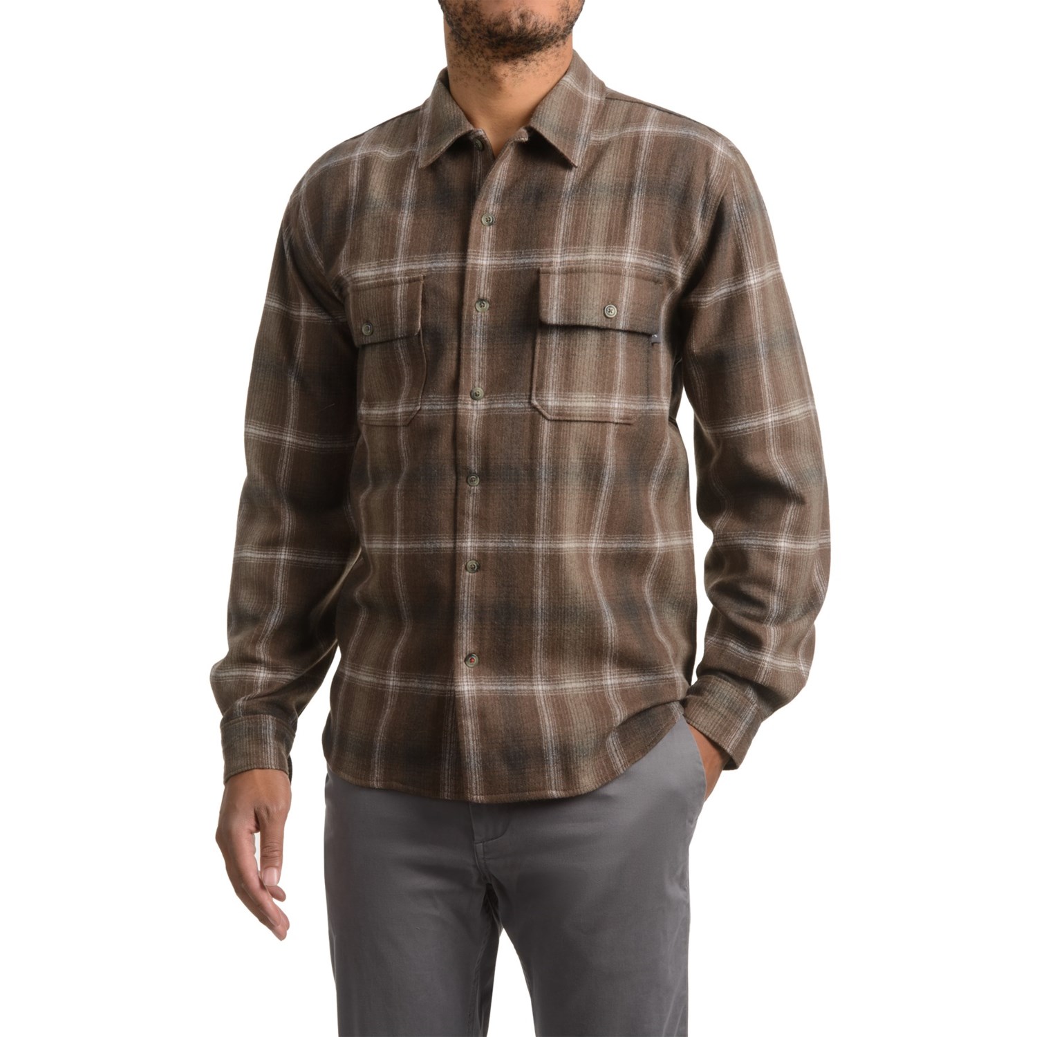 woolrich men's long sleeve shirts