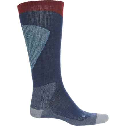 Woolrich Canyon Ski Socks - Merino Wool, Over the Calf (For Men and Women) in Classic Navy