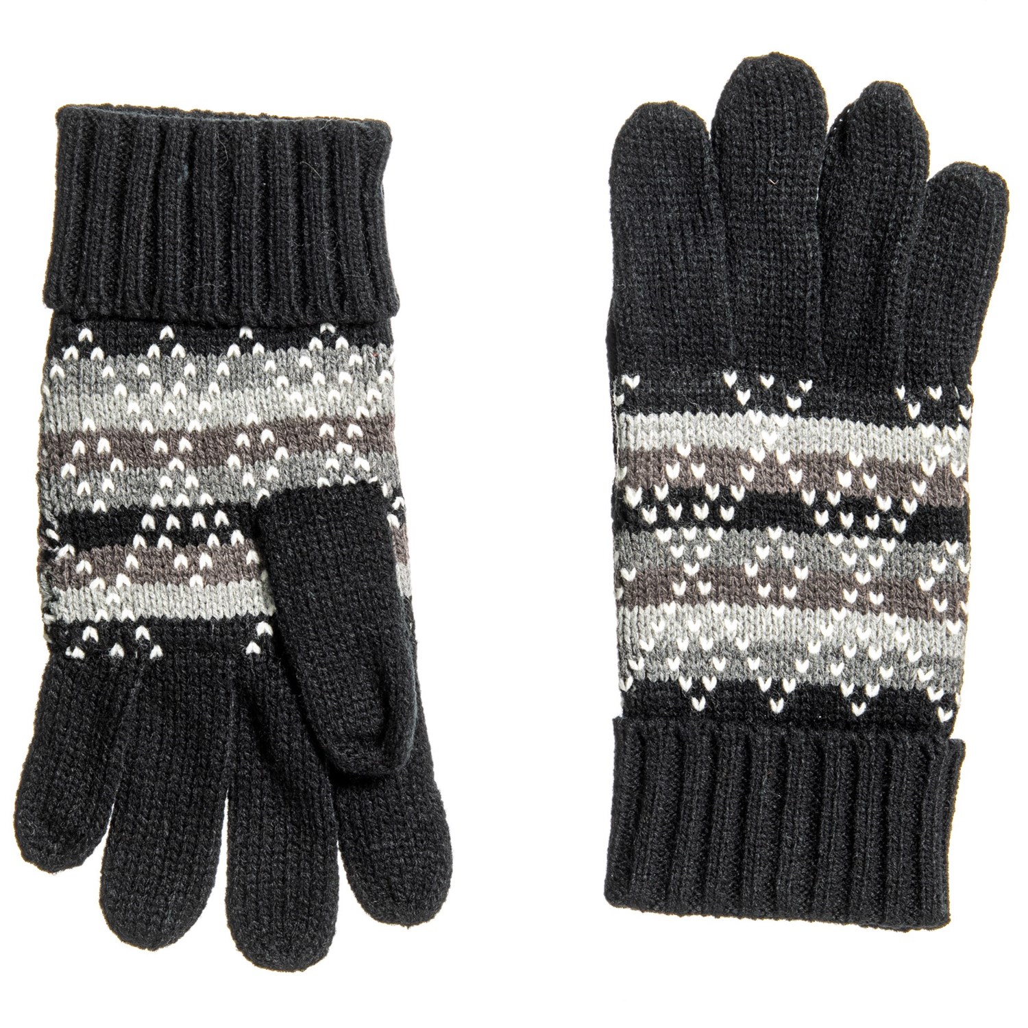 Woolrich Fair Isle Pattern Gloves (For Women)