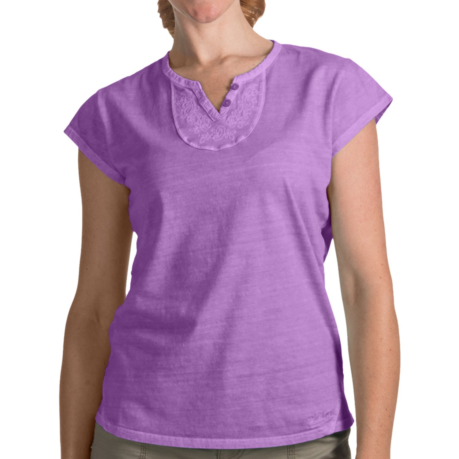 Woolrich First Forks V Neck Henley Shirt (For Women) 6298R