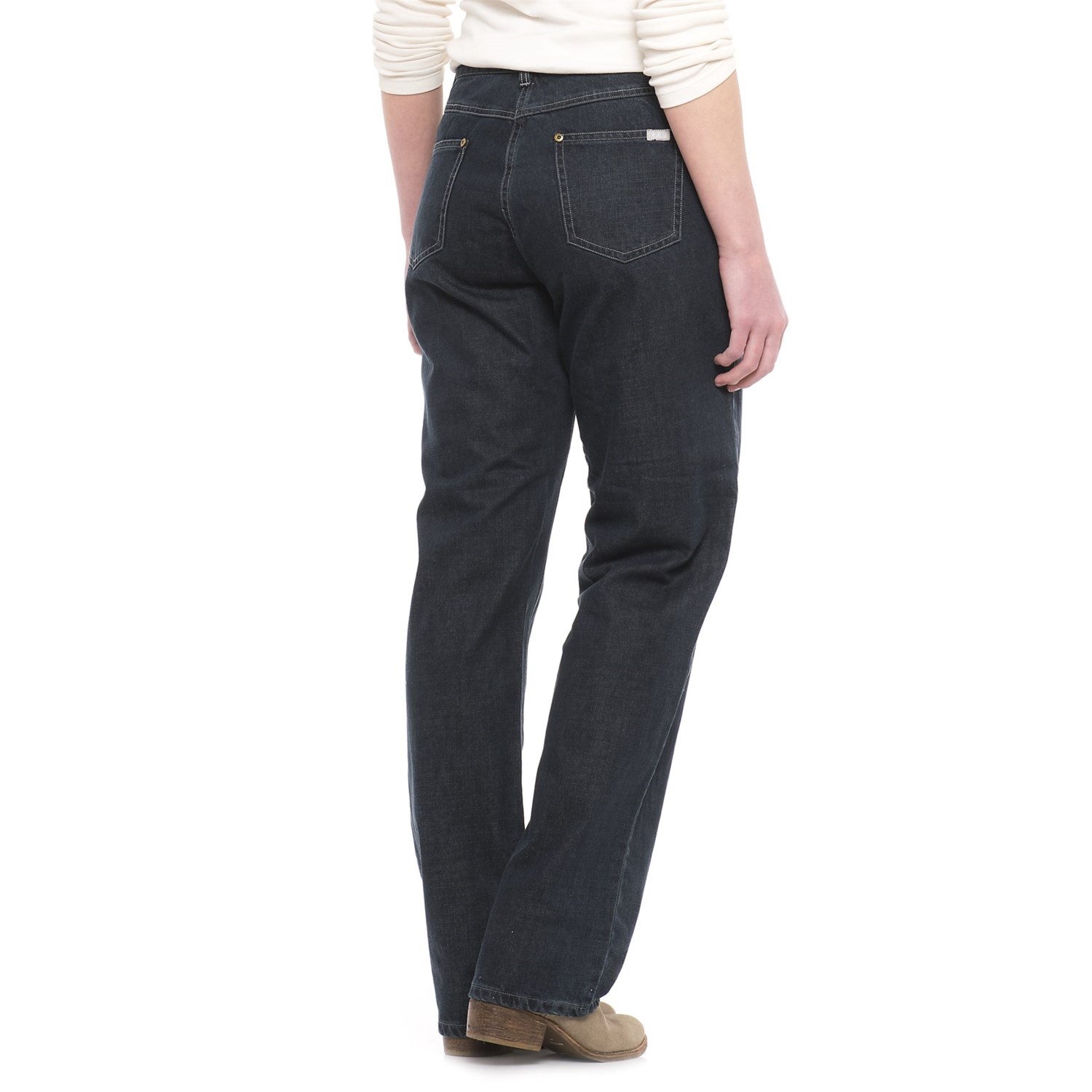 Woolrich Flannel-Lined Curved Fit Jeans (For Women)
