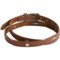9002F_2 Woolrich Journey Bridle Leather Belt (For Women)