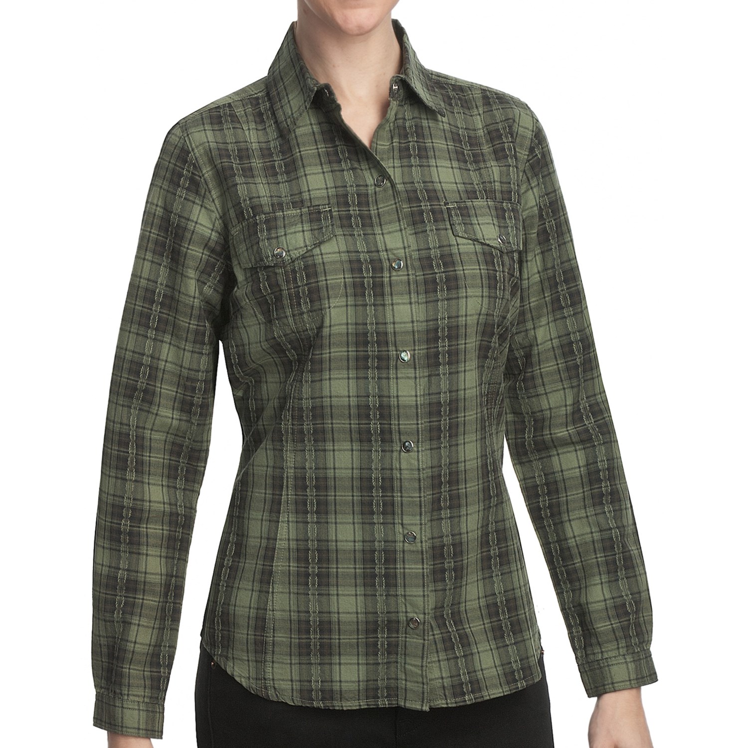 Woolrich Mercer Shirt - Cotton Dobby, Long Sleeve (For Women)