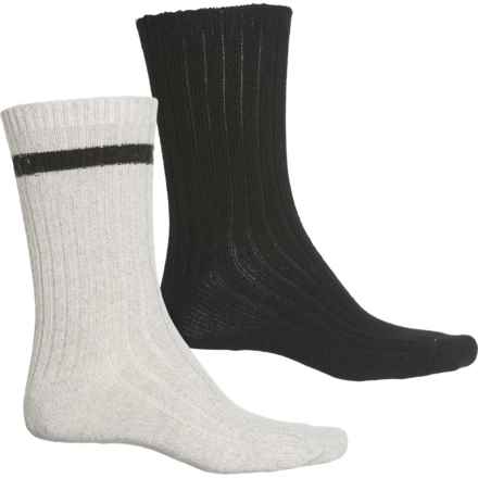 Woolrich Merino Ragg Wool Boot Socks - 2-Pack, Crew (For Men) in Gray