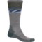 Woolrich Mountain Ski Socks - Merino Wool, Over the Calf (For Men) in Soft Grey Mountain