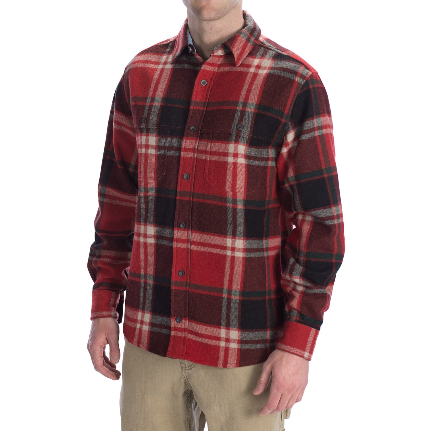 Woolrich North Creek Wool Shirt - Long Sleeve (For Men)