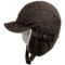 7374W_2 Woolrich Oilcloth Trapper Cap - Sherpa Lining (For Men)