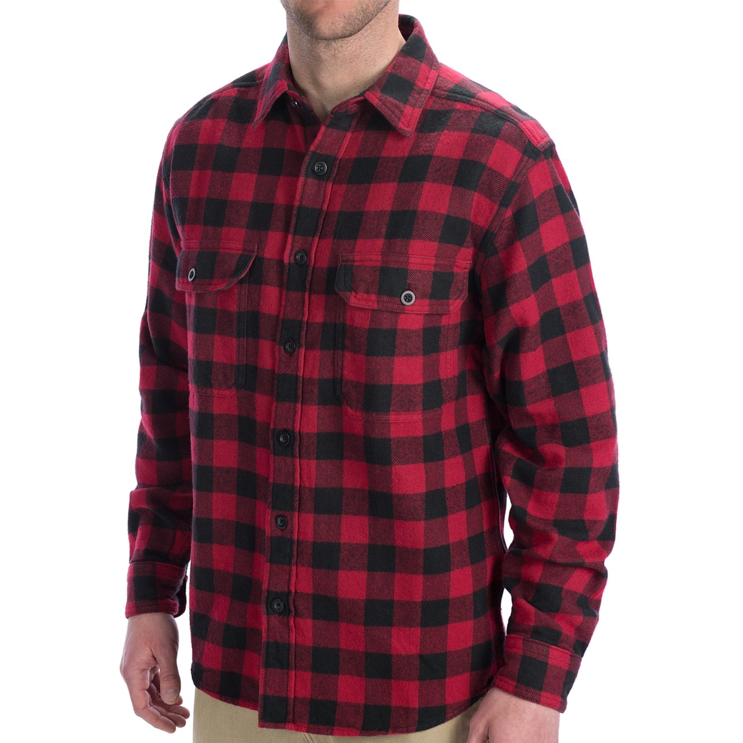 Woolrich Oxbow Bend Flannel Shirt - Cotton, Long Sleeve (For Men)