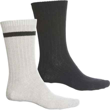 Woolrich Ragg Boot Socks - 2-Pack, Crew (For Men and Women) in Grey