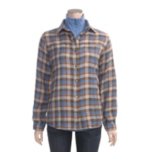 Woolrich Sawyer Shirt Jacket - 8 oz. Brushed Twill (For Women) in Bluebell - Closeouts