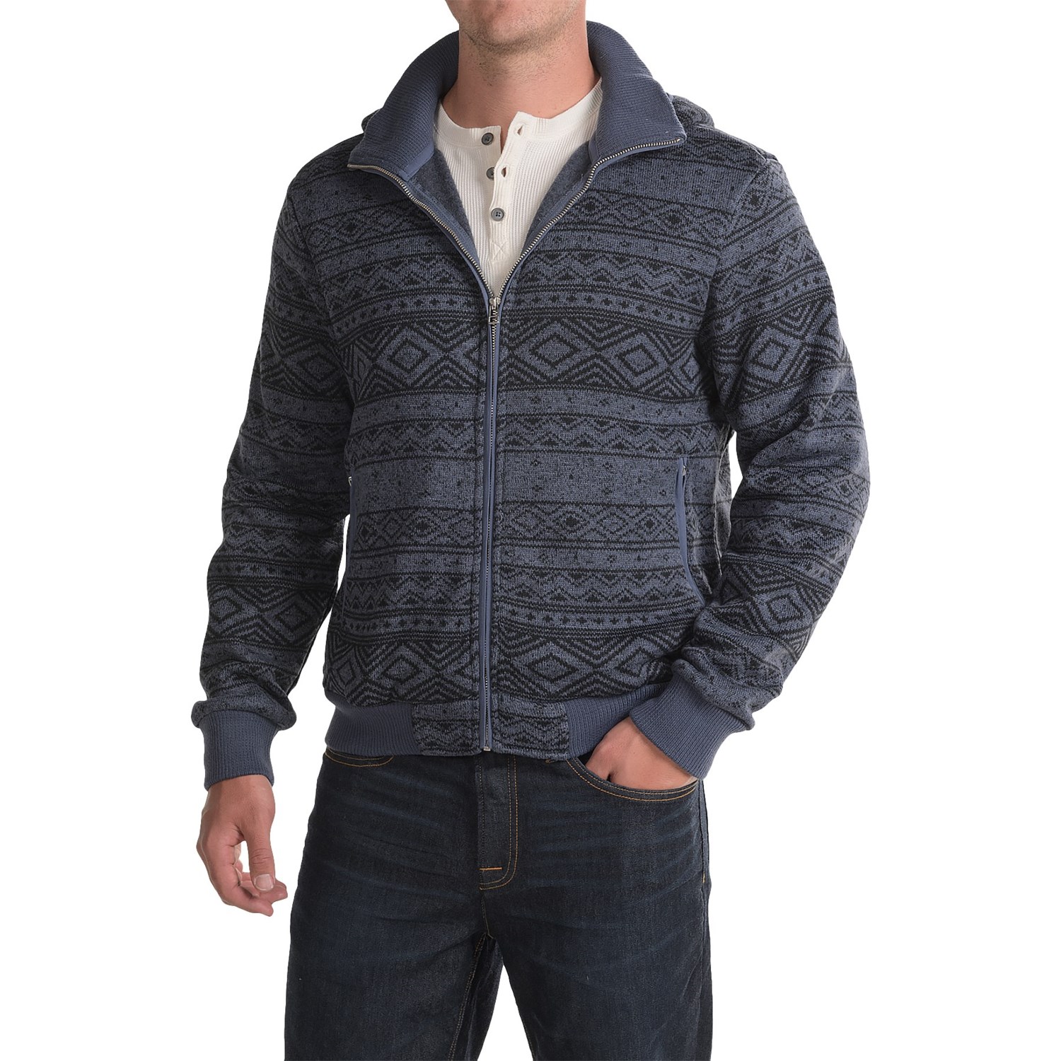 Woolrich Snow Depth Fleece Hooded Jacket (For Men)