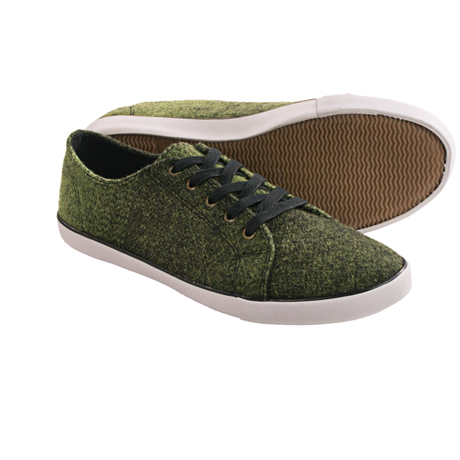 Woolrich Strand Wool Sneakers (For Women) in Green Ombre Wool