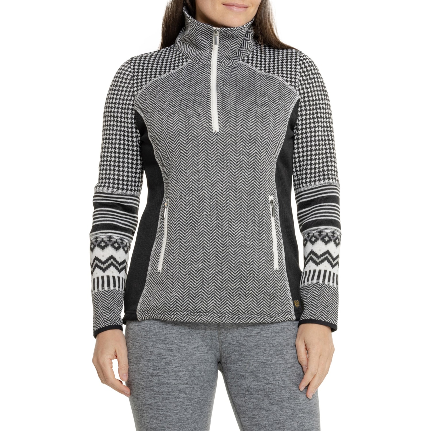 Wooly Bully Bliss Shirt Zip Neck, Long Sleeve Save 71